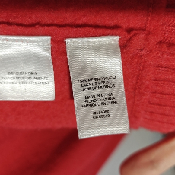 Jones New York Wool Cardigan Sweater Size Medium P Button Up - Picture 5 of 8